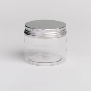 48 x PET586 100ml PET jar with aluminium screw lid 60x61mm (£0.59 per tin)