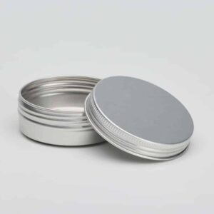 48 x AL563 50/60ml Aluminium tin with screwlid and EPE liner 68x25mm (£0.34p per tin)