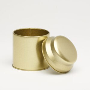 24 x GD453 Gold 50g Round Domed Tin 75x90mm (£0.89 Per Tin)