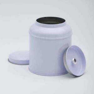 12 x WR243 White Round 125g domed tin with inner lid 90x115mm (£1.72 per tin)