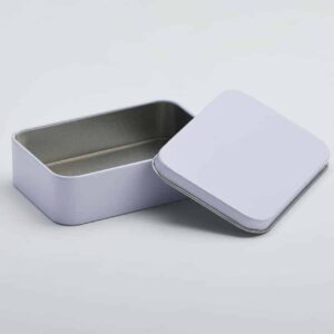 24 x WR245 White Pill box with slip lid Large 107x73x28mm (£0.79p Per Tin)