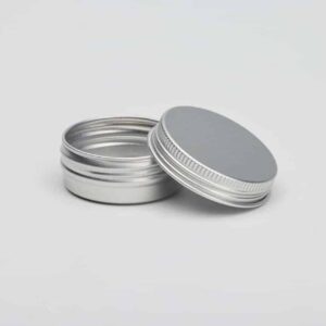 96 x AL560 10ml Aluminium tin with screwlid and EPE liner 38x17mm (£0.23p Per Tin)