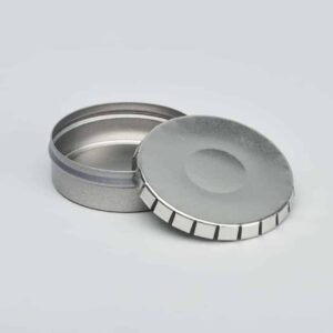 48 x CBX784 Click Box Plain Silver 65x21mm (£0.49 Per Tin)