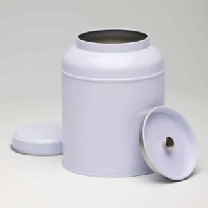 6 x WR248 white 250g Round Domed Tin with slip lid & Inner Lid 100x130mm (£2.05 Per Tin)