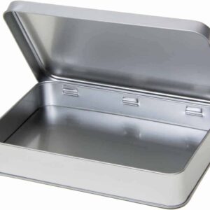 6 x PL393 Rectangular tin with hinged lid 192x127x36 (£1.99 per tin)